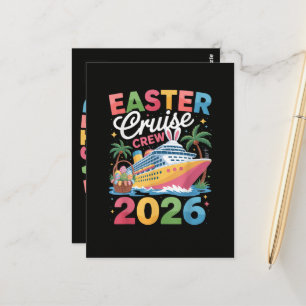 Easter Cruise Crew 2026 Matching Family Vacation Postcard