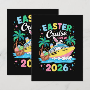 Easter Cruise Crew 2026 Matching Family Vacation Thank You Card