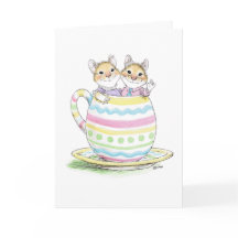 Easter Cup Couple Card