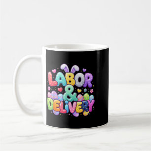 Easter Cute Bunny Egg Nursing Labour And Delivery Coffee Mug