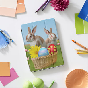 Easter Cute Bunny for a positive mood    iPad Air Cover