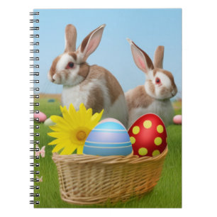Easter Cute Bunny for a positive mood  Notebook