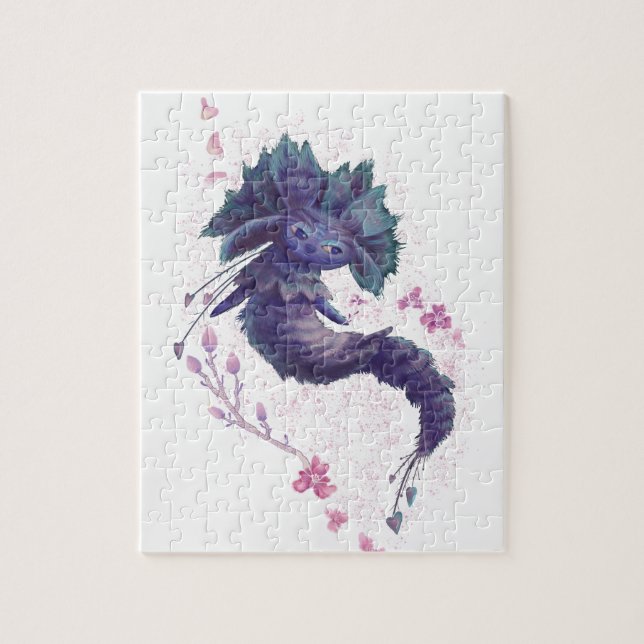 Easter cute forest animal jigsaw puzzle (Vertical)