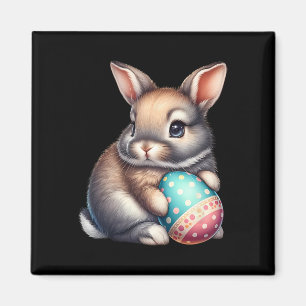 Easter Cute Rabbit Pets Eggs Bunny Rabbits Farmer Magnet