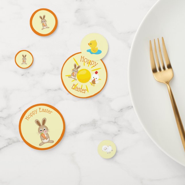 Easter Cute Spring Animals Hoppy Easter Confetti (Group)