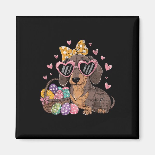 Easter Dachshunds Cute Dachshund _1  Magnet (Front)