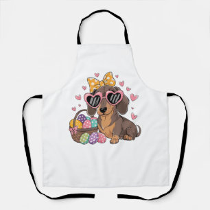 Easter Dachshunds Cute Dachshund T-Shirt Apron