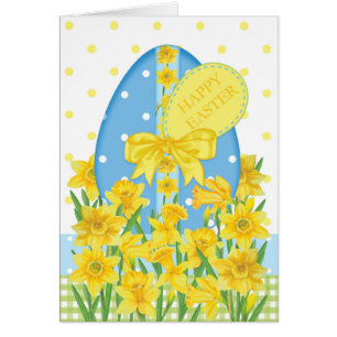 Easter Daffodils Greeting Card