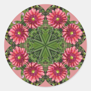 EASTER Dahlia ~ Classic Round Sticker