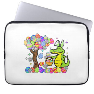 Easter Day Alligator Eggs Bunny Ear Men Women Kid Laptop Sleeve