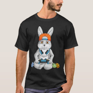 Easter Day Bunny Egg Funny Boys Girls Kids Gamer 6 T-Shirt