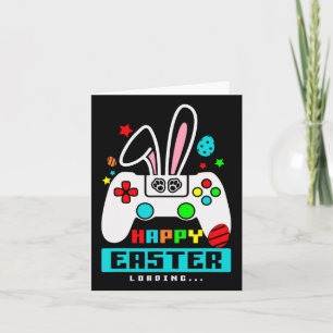 Easter Day Bunny Egg Video Game Boys Girls Kids Ga Card