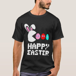 Easter Day Bunny Egg Video Game Boys Girls Kids Ga T-Shirt