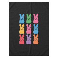 Easter Day Bunny Eggs Plaid Leopard