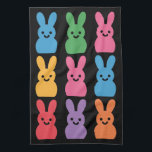 Easter Day Bunny Eggs Plaid Leopard Tea Towel<br><div class="desc">Easter Day Bunny Eggs Plaid Leopard</div>