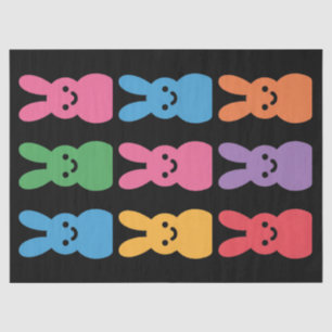 Easter Day Bunny Eggs Plaid Leopard Tissue Paper