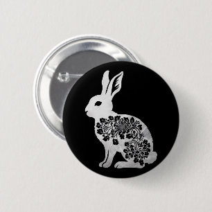 Easter Day Bunny Rabbit 6 Cm Round Badge
