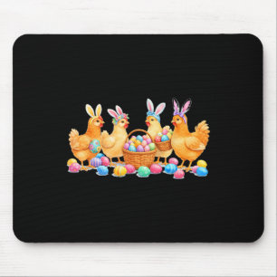 Easter Day Bunny Rabbit Chicken Lover Chicken Mum Mouse Pad