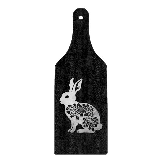 Easter Day Bunny Rabbit Cutting Board (Front)