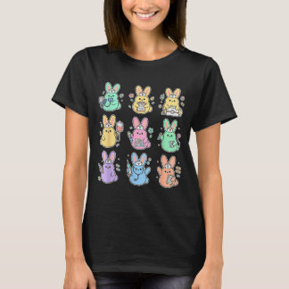 Easter Day Bunny Rabbit Nurse Squad Rn Nursing T-Shirt