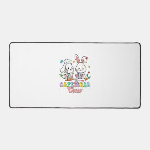 Easter Day Cafeteria Crew Lunch Lady School Cafete Desk Mat