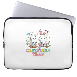 Easter Day Cafeteria Crew Lunch Lady School Cafete Laptop Sleeve