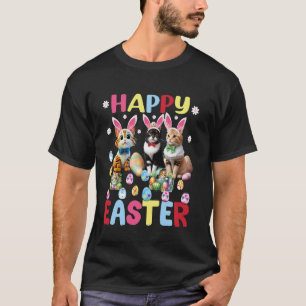 Easter Day Cat Bunny Ears Eggs Shirt Men Women Eas