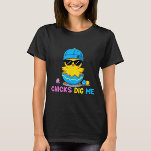 Easter Day Chicks Dig Me Cute Hatched Chick T-Shirt
