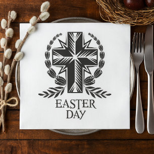 Easter Day Cross Napkin