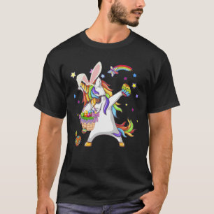 Easter Day Dabbing Unicorn Tee Kids Gift