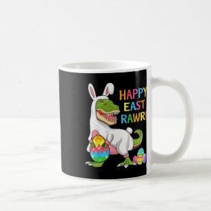 Easter Day Dinosaur Funny Happy Eastrawr T Rex Eas Coffee Mug