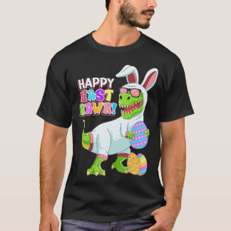 Easter Day Dinosaur Funny Happy Eastrawr T Rex Eas T-Shirt