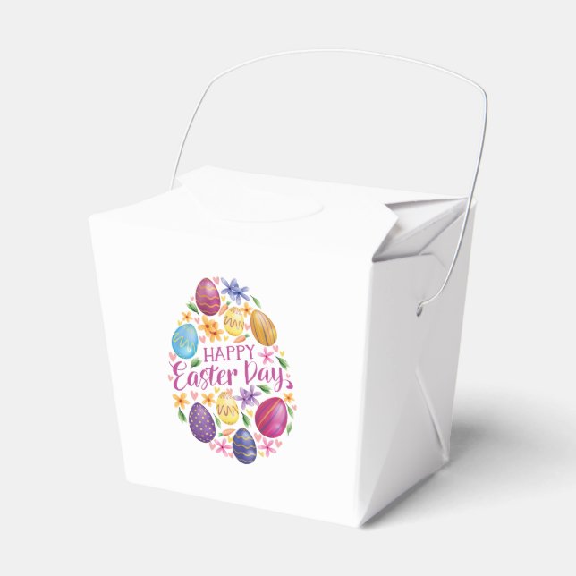 Easter Day Egg , Funny Easter Favour Box (Front Side)