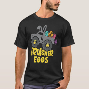 Easter Day For Monster Truck Boy Eggs Crusher T-Shirt