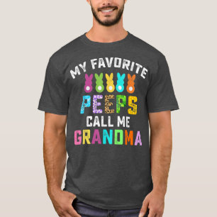 Easter Day Funny My Favorite Grandchild Call Me Gr T-Shirt
