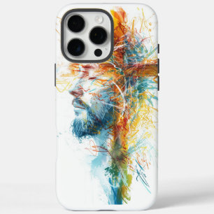 Easter Day Gift, Vintage Jesus Cross iPhone 16 Pro Max Case