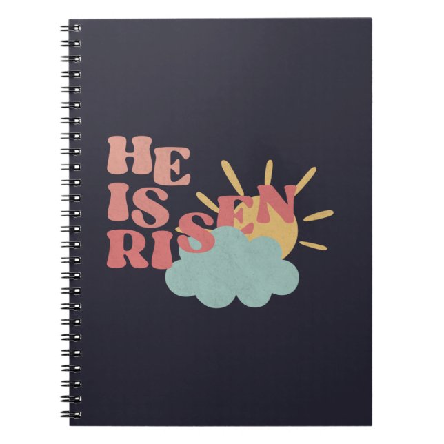 Easter Day - He is Risen Notebook (Front)