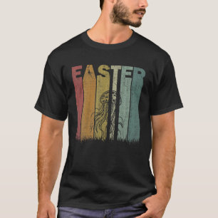 Easter Day Jellyfish Retro Graphic Funny Easter Co T-Shirt