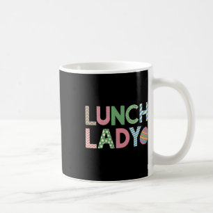 Easter Day Lunch Lady Floral Bunny Girls Women Caf Coffee Mug
