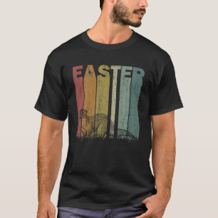 Easter Day Otter Retro Graphic Funny Easter Costum T-Shirt
