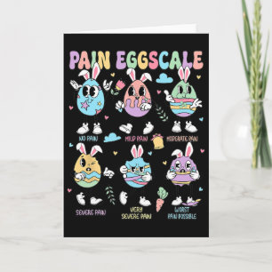Easter Day Pain Scale Retro Nurse Triage And Pain Card
