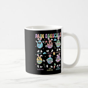 Easter Day Pain Scale Retro Nurse Triage And Pain Coffee Mug