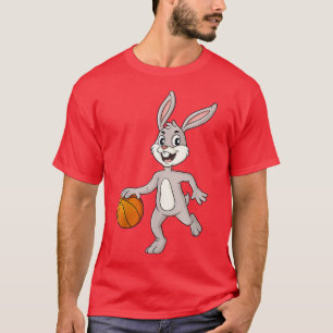 Easter Day Rabbit Bouncing Basketball Funny Boys G T-Shirt