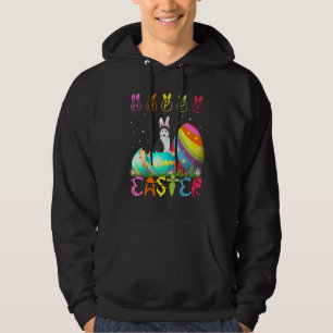 Easter Day Siberian Husky Dog Matching Family East Hoodie