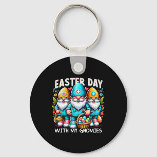 Easter Day With My Gnomes Easter Day Doctors Nurse Key Ring