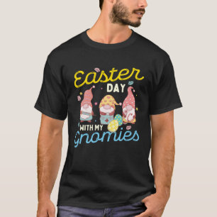 Easter Day With My Gnomies  Stethoscopes Nurse Egg T-Shirt