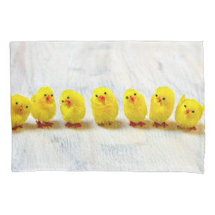 Easter Decoration - chicks in a row Pillowcase