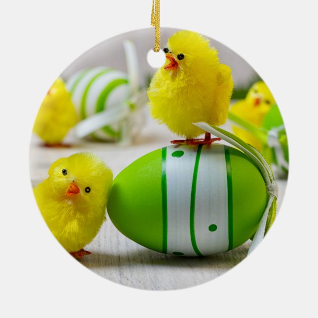 Easter Decoration - Easter egg and chicks (Back)