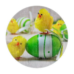 Easter Decoration - Easter egg and chicks Cutting Board