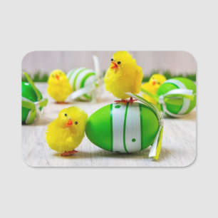Easter Decoration - Easter egg and chicks Name Tag
